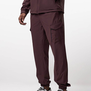 Men's Casual Joggers High Quality Four Way Stretch Fabric Lightweight Elasticated Waist Elasticated Cuffs Cargo Side Pockets - Product Image 6