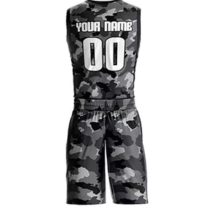Ensemble de basket-ball sublimé orange et bleu, sans manches, col en V, en polyester anti-humidité, unisexe, pour adultes, toutes saisons - Product Image 4