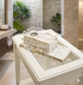 <b>Eid</b> Special Mother Pearl Inlay Incense Burner Set Sandalwood Jasmine Pine Clary Sage Scents-Handmade Home Fragrance <b>Gift</b> - Product Image 1