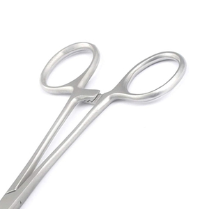 Pinzas Hemostáticas Quirúrgicas de Acero Inoxidable, Pinzas de Punta Recta, Portaagujas, Juego de Instrumentos Manuales, Certificación CE Clase II - Product Image 5