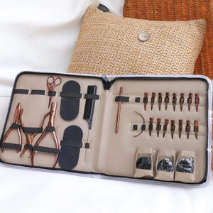2026 New Style Waterproof Hair Extension Tools Kit Stainless Steel Beads Remover <b>Crimp</b> Pliers Hair Cutting & Styling <b>Set</b> - Product Image 1