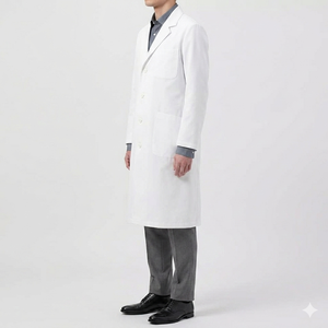 Bata de Laboratorio de la Mejor Calidad 2025, Manga Larga, Bata Médica para Farmacéuticos y Doctores, Uniforme de Hospital - Product Image 5