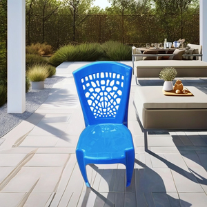 Silla de comedor sin brazos duradera y ligera moderna de plástico puro apilable para el hogar, restaurante, cafetería, Hotel, eventos - Product Image 4