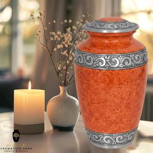 <b>Memorial</b> accessory contemporary urn ornamental <b>vase</b> premium remembrance piece <b>memorial</b> display urn artistic urn decorative - Product Image 2