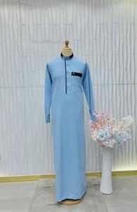 Vente flash : Kandora arabe traditionnel avec tissu respirant de qualité supérieure, manches longues, vêtement islamique pour la prière, occasions Ramadan et Aïd - Product Image 6