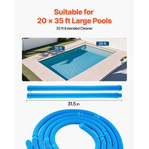 Pulitore Automatico per Piscina a Suzione Laterale 12H, Tipo Skimmer, Aspiratore per Piscina - Product Image 4