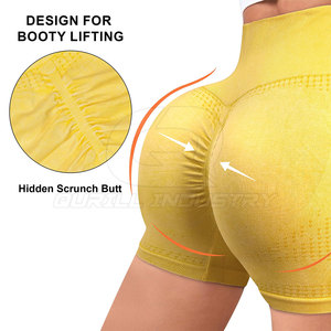 High Performance Hot Shorts Scrunch <b>Booty</b> Shorts Washed Built for Flexible Movement and Comfort Wear Skinny Fit - Product Image 4