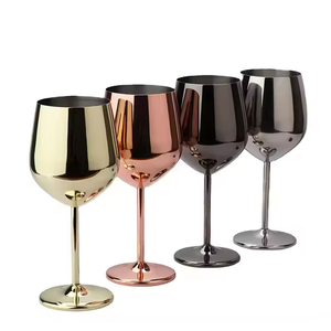 Gobelet en acier inoxydable - Style médiéval, calice à vin bleu et or pour la décoration, calice à vin bleu et or, coupe décorative personnalisée - Product Image 4