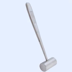 Marteau à os orthopédique 7,5 pouces 300g en acier inoxydable, outil chirurgical à prise spéciale, instrument médical ORL, certifié CE - Product Image 2