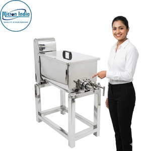 Mezcladora Rotativa de Acero Inoxidable de Alta Eficiencia, 3kW, para Mezclar Polvo |   Mezclador Industrial Horizontal de Inducción para Alimentos y Farmacéutica - Product Image 6