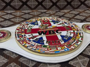 Ceinture de championnat WBC Union MMA, réplique, taille adulte, 8 mm, alliage de zinc, légère, unisexe, 1,2 m - Product Image 5
