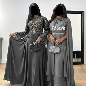 Abaya de Dubái al por Mayor de Alta Calidad 2024, Kaftán Turco Modesto, Kimono Elegante con Mangas Murciélago, Abaya de Satén Brillante para Mujeres Musulmanas - Product Image 6
