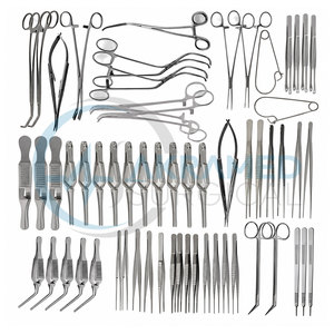 Ensemble de 61 instruments de chirurgie vasculaire majeure, kit chirurgical cardiovasculaire, acier inoxydable, certifié CE, outils réutilisables - Product Image 3