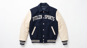 Chaqueta Varsity de Béisbol con Logotipo Personalizado a Precio de Mayoreo, Chaqueta de Hombre con Mangas de Cuero y Bordado de Alta Calidad - Product Image 3