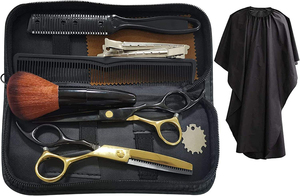 Kit de Peluquería Profesional para el Cuidado del Cabello, Tijeras de Acero Inoxidable para Adelgazar el Cabello, Herramientas de Estilismo - Product Image 4