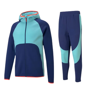 Conjunto Deportivo de Dos Piezas para Hombre, con Capucha, Transpirable, de Forro Polar Térmico, 100% Poliéster, para Invierno, ODM, para Gimnasio, Fitness y Entrenamiento - Product Image 1
