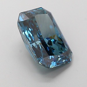 Diamant CVD bleu vif fantaisie taille radiant, clarté VS1, polissage excellent, pierre précieuse de laboratoire pour la fabrication de bijoux, conception personnalisée - Product Image 4