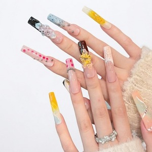 Uñas acrílicas de gel para dedos con tubo Escaleras Frosting Postre Adorno Diseño Rendezvous - Product Image 5