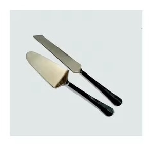 Ensemble de service décoratif pour desserts, couteau à gâteau et spatule en métal, ensemble de lève-gâteau en acier inoxydable - Product Image 3