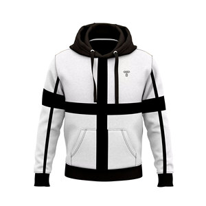Vente en gros de sweats à capuche écologiques pour hommes Style vintage imprimé polyester épais respirant pour l'hiver OEM/ODM accepté - Product Image 3