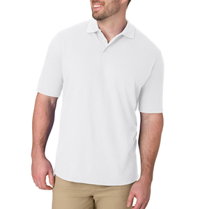 Camisetas Polo Casuales de Alta Calidad al Por Mayor, 100% Algodón Tejido, Camiseta Polo Original con Logotipo Personalizado para Hombre - Product Image 1