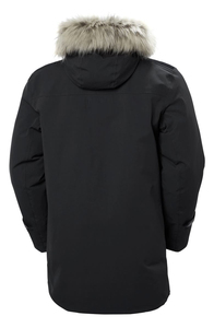 Custom High Quality Men's Winter Hooded Stand Front Fleece Parka <b>Jacket</b> Anti-Bacterial Quick Dry Features Plus Size Options - Product Image 6