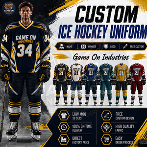 Maillot et pantalon de hockey sur glace sublimés personnalisés avec nom et numéro du joueur, respirants, nouvelle arrivée, uniforme sportif d'équipe sur mesure - Product Image 4