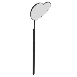 Miroir de maquillage quotidien professionnel mural en acier inoxydable plaqué or, non grossissant, à 360°, simple face, pour extensions de cils - Product Image 1
