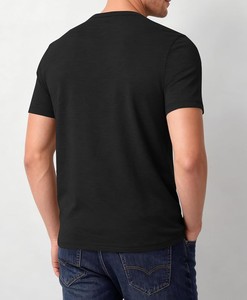 Camiseta de Algodón Premium para Hombre, Manga Corta, Cuello Redondo, Estilo Casual, Holgada, Suave, Transpirable, Corte Regular, Top de Moda - Product Image 4
