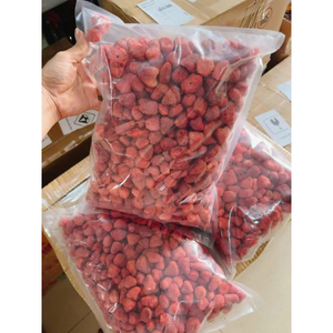 สตรอว์เบอร์รีอบแห้งแบบแช่แข็ง ออร์แกนิคพรีเมียม รสหวานธรรมชาติ ขนมเบอร์รีกรอบ รับผลิตแบบ OEM ขายส่งจำนวนมาก - Product Image 4