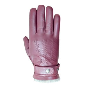 Solid <b>Women</b> Fashion <b>Leather</b> <b>Gloves</b> Thermal Outdoor Plain Custom Made Good Material Winter <b>Gloves</b> - Product Image 6