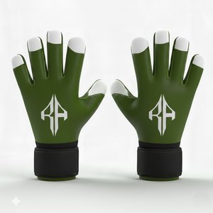 Gants de gardien de but unisexes de qualité supérieure, matériau PU, lacets respirants, protection personnalisée des doigts et du pouce, RIVIAN ATLANTIC - Product Image 2
