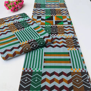 Lo último en telas de mezcla de algodón Ankara y estampado de cera Africana 2025 para vestidos de mujer con estilo y ropa para niños Etiopía - Product Image 1