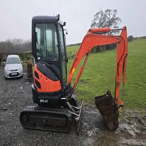 Excavatrice Kubota U25 3S d'occasion de qualité supérieure, 2,5 tonnes, action de creusement fluide, châssis robuste et fiabilité à long terme. - Product Image 6