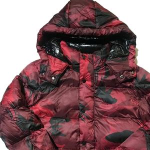 Veste matelassée d'hiver qualité supérieure pour homme Manteau matelassé à capuche surdimensionné à impression personnalisée Style High Street doux - Product Image 2