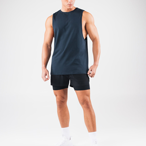 Camiseta Deportiva de Gimnasio para Hombre, Transpirable, Ecológica, de Secado Rápido, 100% Poliéster, para Fisicoculturismo, Yoga y Entrenamiento - Product Image 1