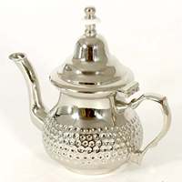 Geleneksel fas demlik gümüş detaylandırma ile el işi BiyadinaStore 'ın 16.5X16.5X10cm Piriform şekli su ısıtıcısı