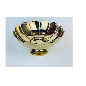 Bol de service artisanal en aluminium pour événements de mariage, traiteur, présentation alimentaire, vaisselle d'exportation - Product Image 3