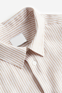 เสื้อเชิ้ตผู้ชายแขนยาวสีพื้นสไตล์ลำลองสำหรับฤดูใบไม้ผลิปี 2026 WL รุ่นใหม่ เสื้อเชิ้ตทำงานลำลองขายส่ง เสื้อเชิ้ตทางการสำหรับธุรกิจ เสื้อเชิ้ตผู้ชาย - Product Image 4