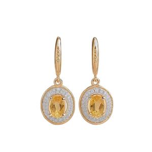 Handmade Stylish Vintage 18K Solid Gold Drop Earrings Pearls <b>Diamonds</b> & Gemstones for Women's <b>Wedding</b> Shades Rose White Yellow - Product Image 1