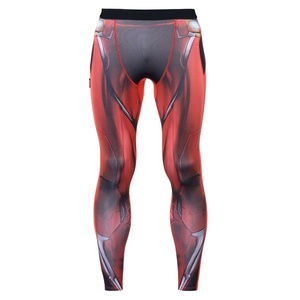Leggings de yoga sublimés pour femme, taille haute, extensibles dans quatre directions, séchage rapide, Spandex/Nylon - Product Image 2