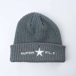 Super Fly – bonnet brodé, couleur unie, bonnet d'hiver en tricot, unisexe, pour adulte, décontracté - Product Image 3