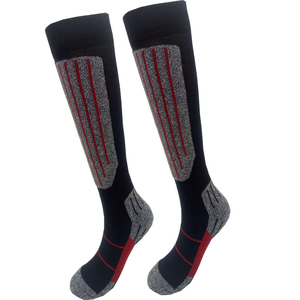 Wholesale Custom Knee High Breathable Eco-Friendly Spandex/Polyester Running <b>Socks</b> Cotton Liner for Autumn Sports Activities - Product Image 1