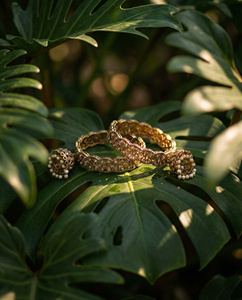กำไลข้อมือทองโบราณเคลือบโลหะผสมสังกะสีสไตล์ชาติพันธุ์ งานฝีมือสำหรับเจ้าสาว ลาตกัน ชูรี เครื่องประดับงานแต่งงานขายส่ง สไตล์วินเทจ - Product Image 5