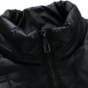 เสื้อกั๊กพัฟเฟอร์บุขนเป็ดคุณภาพสูงสำหรับผู้ชายแบบหนาไม่มีแขน มีฮู้ด ราคาขายส่ง - Product Image 5