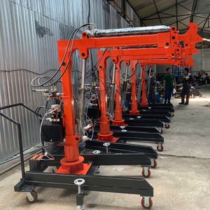 Naltako 1.8T Mini Hydraulic Floor Crane 4.0m Lifting Height 360 Rotating 2.8m Long Reach for Truck Loading NCC-1800 - Product Image 6