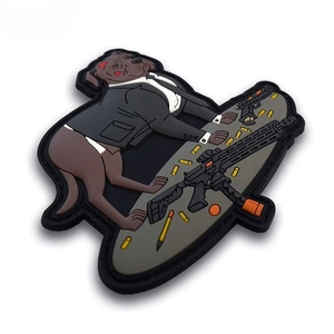 Commande en gros de patchs PVC personnalisés, logo en caoutchouc 3D embossé, patchs imperméables et durables pour vêtements, fourniture pour usine. - Product Image 5