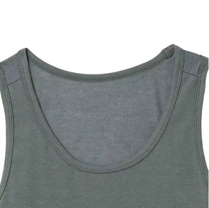 Custom logo design tank top Men's spandex cotton tank Quick dry breathable tank Casual sports style tank - Product Image 5