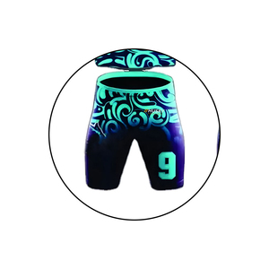 Uniforme de football à drapeaux 7v7 personnalisé respirant et compressif pour adultes, sans manches, 100 % polyester, séchage rapide, taille élastique - Product Image 5