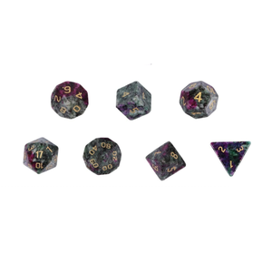 Dés en pierre de haute qualité, rubis fuchsite, cristal naturel, pierres de guérison reiki, pierres gravées, ensemble de dés personnalisés, cristal Viking. - Product Image 3